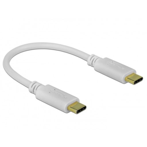 Delock USB Type-C  töltő kábel 15 cm PD 100 W E-Markerrel (85357)