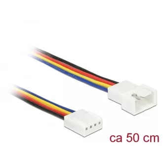   Delock Hosszabbító kábel PWM hűtőventillátor csatlakozás 4 tűs 50 cm (85362)