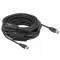 Delock Aktív USB 3.2 Gen 1 kábel A-típusú USB   B-típusú USB csatlakozóvégekkel 20 m (85382)