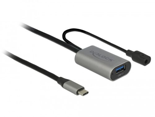 Delock Aktív USB 3.1 Gen 1 bovíto kábel USB Type-C  - USB A-típusú 5 m