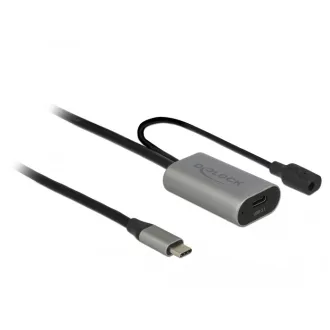   Delock Aktív USB 3.1 Gen 1 bovíto kábel USB Type-C  5 m hosszú (85392)