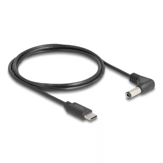   Delock USB Type-C  tápkábel - DC 5,5 x 2,5 mm méretű apa hajlított 1,5 m (85399)