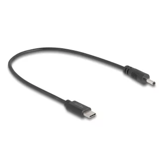   Delock USB Type-C  tápkábel - DC 3,0 x 1,1 mm méretű apa 27 cm (85403)