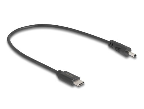 Delock USB Type-C  tápkábel - DC 3,0 x 1,1 mm méretű apa 27 cm