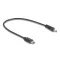 Delock USB Type-C  tápkábel - DC 3,0 x 1,1 mm méretű apa 27 cm (85403)