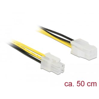   Delock Bővítőkábel, P4, 6 Gb/s, 4 tűs csatlakozó > P4 4 tűs aljzat, 50 cm (85458)