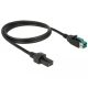 Delock Átalakító, M.2 aljzat B+M nyílással, csatlakozódugó - 4 x USB 5 Gbps A-típusú hüvely 50 cm hosszú kábellel