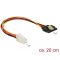 Delock P4 kábel apa > SATA 15 tus anya 20 cm (85519)