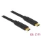Delock USB 3.1 Gen 1 (5 Gbps) kábel Type-C a Type-C 2 m 5 A E-Marker (85527)