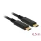 Delock USB 3.1 Gen 2 (10 Gbps) kábel Type-C a Type-C 0,5 m PD 5 A E-Marker (85529)