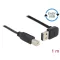 Delock Kábel EASY-USB 2.0-s A típusú csatlakozódugó, ívelt felfelé / lefelé > USB 2.0-s B-típusú csa (85558)