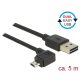 Delock Kábel, EASY-USB 2.0-s A-típusú csatlakozódugó > EASY-USB 2.0-s Micro-B típusú csatlakozódugó,