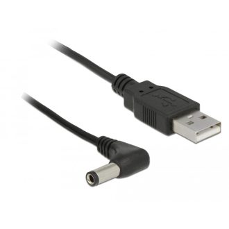   Delock USB tápkábel DC 5,5 x 2,5 mm-es 90 -os apára 1,5 m (85588)