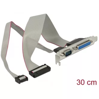   Delock Slot Bracket > 1 x Párhuzamos, 1 x Soros elrendezés: csavart (85644)