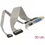Delock Slot Bracket > 1 x Párhuzamos, 1 x Soros elrendezés: csavart (85644)