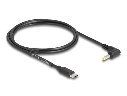 Delock USB tápkábel > DC 4,0 x 1,7 mm apa 90  1,5 m