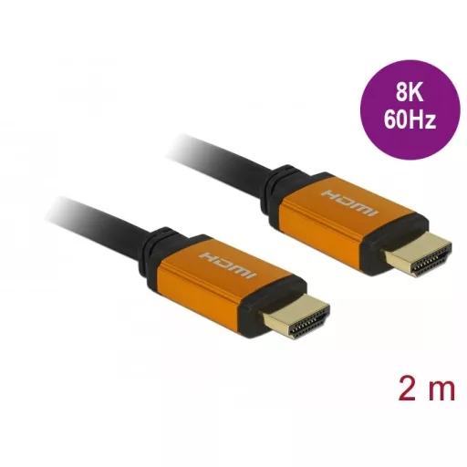Delock Ultra nagy sebességu HDMI kábel 48 Gbps 8K 60 Hz 2 m (85729)