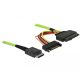 Delock kábel OCuLink PCIe SFF-8611 - U.2 SFF-8639 1 m (85756)