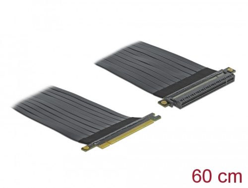 Delock PCI Express Riser kártya x16 - x16 hajlékony kábellel, 60 cm (85765)