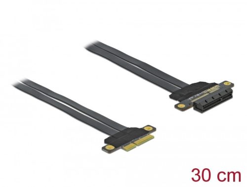 Delock PCI Express Riser kártya x4 - x4 hajlékony kábellel 30 cm (85768)