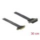 Delock PCI Express Riser kártya x4 - x4 hajlékony kábellel 30 cm (85768)