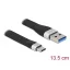 Delock USB 3.2 Gen 1 FPC lapos csík kábel USB A-típusú - USB Type-C  13,5 cm PD 3 A (85771)