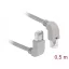 Delock Hálózati kábel RJ45 Cat.5e SF/UTP felfelé néző / lefelé néző 0,5 m (85852)