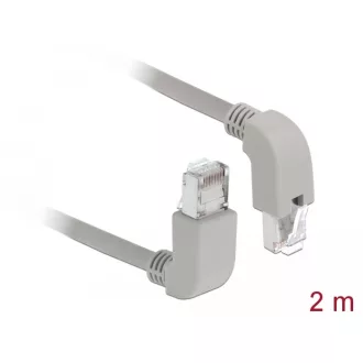   Delock Hálózati kábel RJ45 Cat.5e SF/UTP felfelé néző / lefelé néző 2 m (85854)