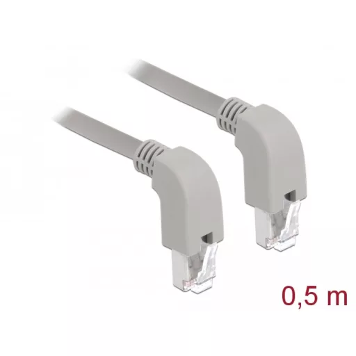 Delock Hálózati kábel RJ45 Cat.5e SF/UTP lefelé néző / lefelé néző 0,5 m (85858)
