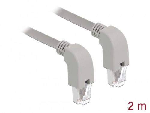 Delock Hálózati kábel RJ45 Cat.5e SF/UTP lefelé néző / lefelé néző 2 m