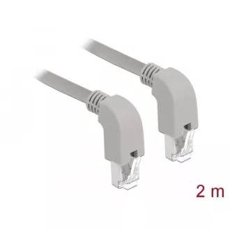   Delock Hálózati kábel RJ45 Cat.6 S/FTP lefelé néző / lefelé néző 2 m (85869)