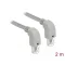 Delock Hálózati kábel RJ45 Cat.6 S/FTP lefelé néző / lefelé néző 2 m (85869)
