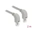 Delock Hálózati kábel RJ45 Cat.6 S/FTP lefelé néző / lefelé néző 2 m (85869)