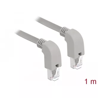  Delock Hálózati kábel RJ45 Cat.6A S/FTP lefelé néző / lefelé néző 1 m (85877)