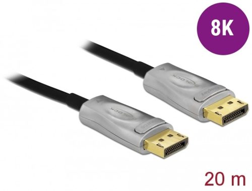 Delock Aktív optikai kábel DisplayPort 1.4 8K 20 m (85887)