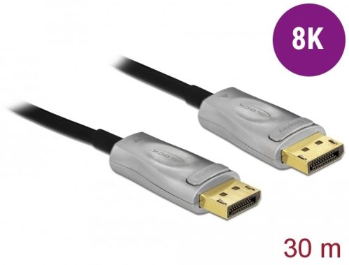 Delock Aktív optikai kábel DisplayPort 1.4 8K 30 m