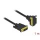 Delock DVI kábel 24+1 apa - 24+1 apa hajlított 1 m (85893)