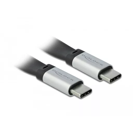 Delock USB 3.2 Gen 2 FPC lapos csík kábel USB Type-C  - USB Type-C  22 cm PD 3 A E-Marker (85926)