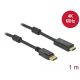 Delock Aktív DisplayPort 1.2 - HDMI kábel 4K 60 Hz 1 méter hosszú