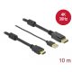 Delock HDMI    DisplayPort-kábel 4K 30 Hz 10 m (85968)