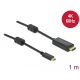 Delock Aktív USB Type-C  - HDMI kábel (DP Alt Mode) 4K 60 Hz 1 méter hosszú