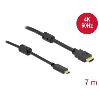   Delock Aktív USB Type-C  - HDMI kábel (DP Alt Mode) 4K 60 Hz 7 méter hosszú (85973)
