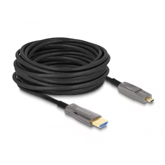   Delock Aktív Optikai 5 az 1-ben HDMI kábel 8K 60 Hz 20 m (86007)