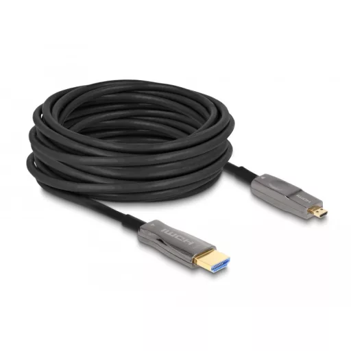 Delock Aktív Optikai 5 az 1-ben HDMI kábel 8K 60 Hz 30 m (86010)