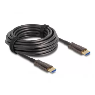   Delock Aktív optikai HDMI kábel fém borítással 8K 60 Hz 30 m (86031)