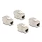 Delock Keystone modul, RJ45-aljzat Cat.6A STP 4 db.-os (86050)