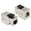 Delock Keystone modul RJ45 anya > RJ45 anya Cat.6, ezüst (86166)