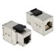 Delock Keystone modul RJ45 anya > RJ45 anya Cat.6, ezüst (86166)