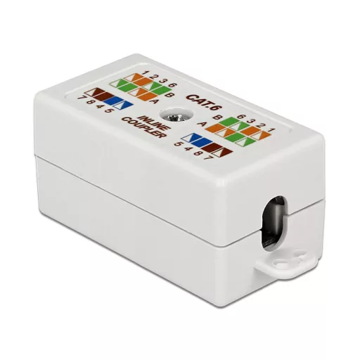 Delock kötődoboz Cat.6 UTP kábelekhez, LSA (szerszámmentes) (86167)