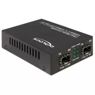 Delock Médiaátalakító 1000Base-X SFP-ről SFP-re (86203)